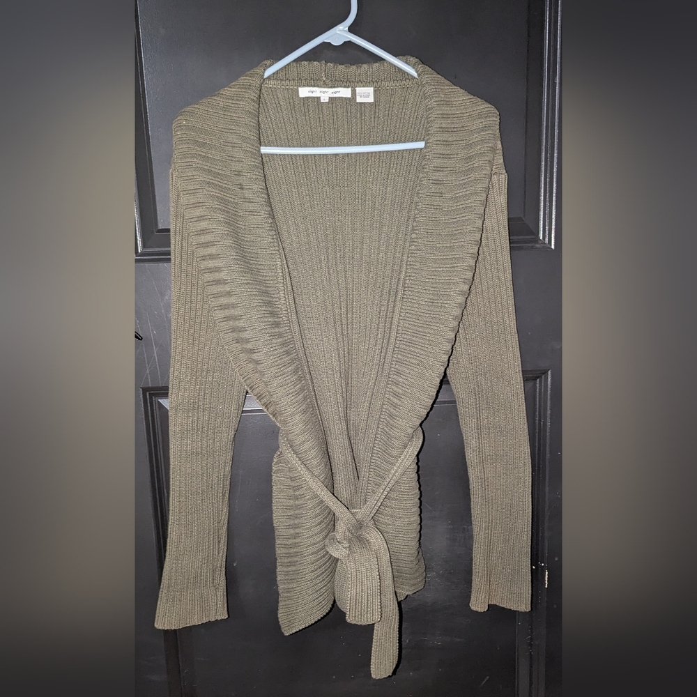 eight eight eight Women's Sz L Cardigan